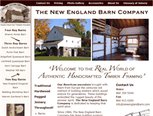 Tablet Screenshot of newenglandbarn.com